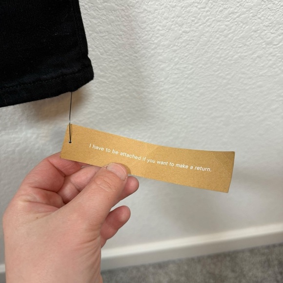 NWT Reformation High Rise Stretch Slim Jeans in Black Size 26 - Picture 7 of 11